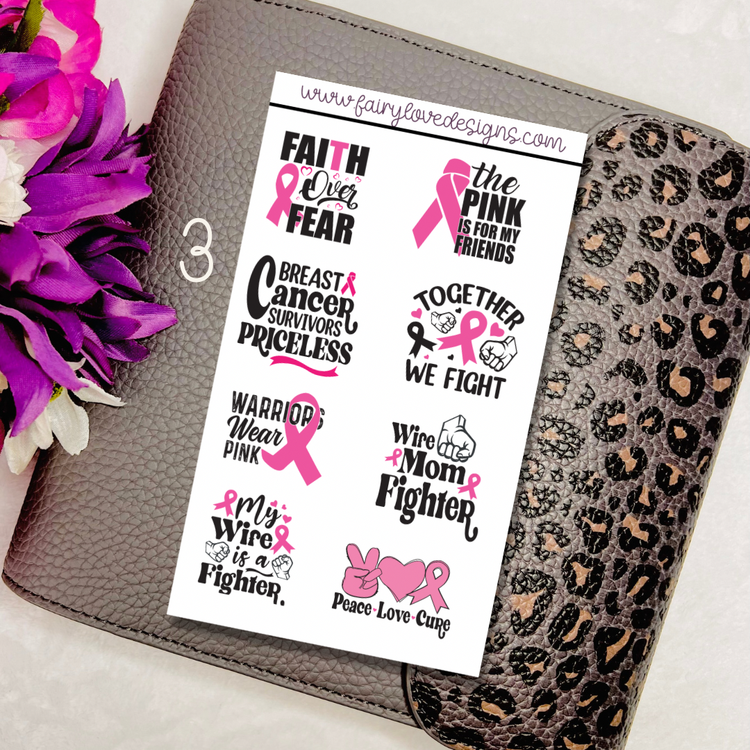 Breast Cancer Awareness Half Sheet