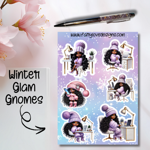 Winter Glam Gnomes