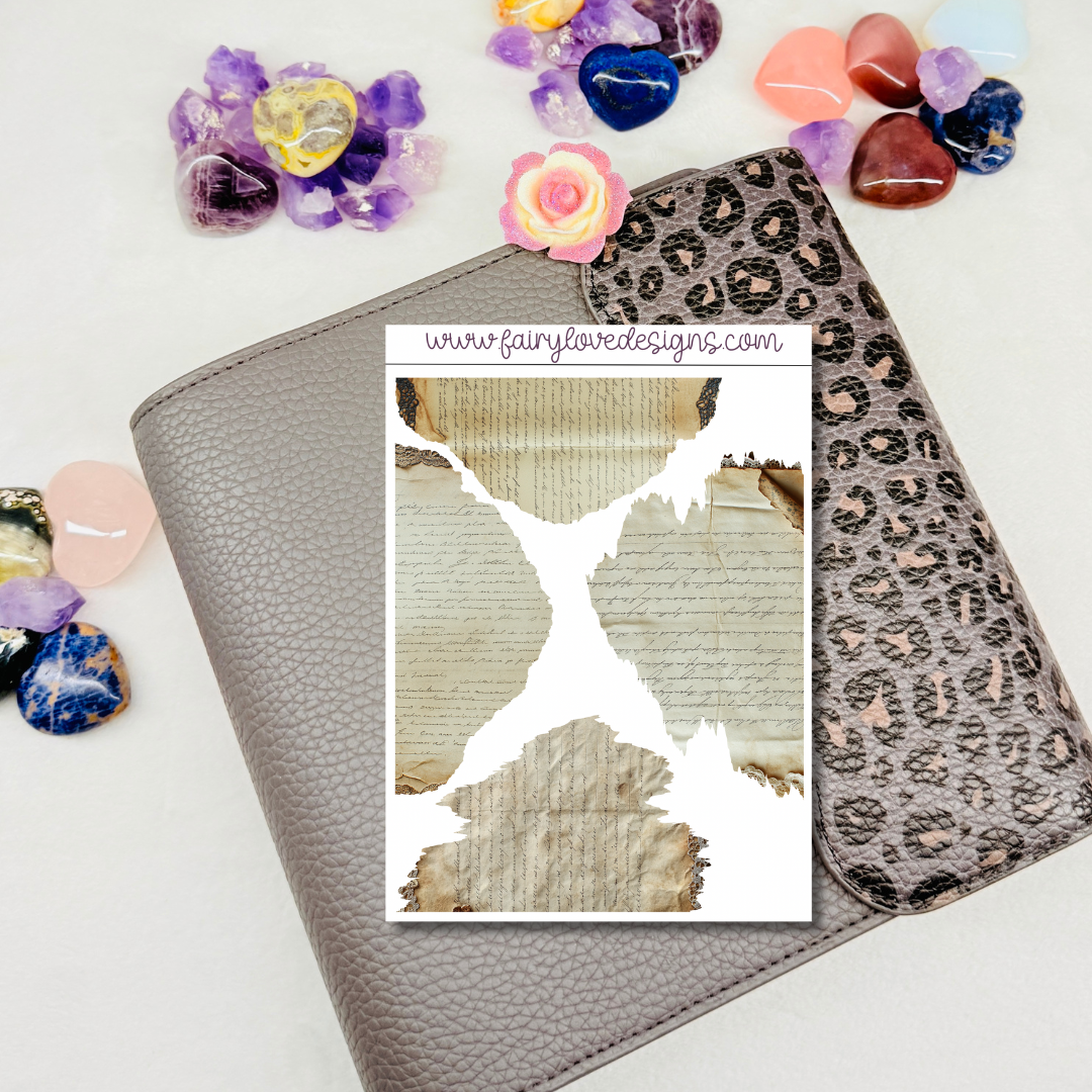 Vintage Letters Washi Kit