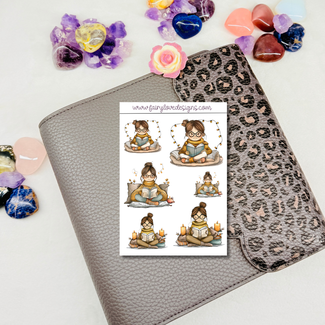 Fall Book Lover - Pocket Buddy Size
