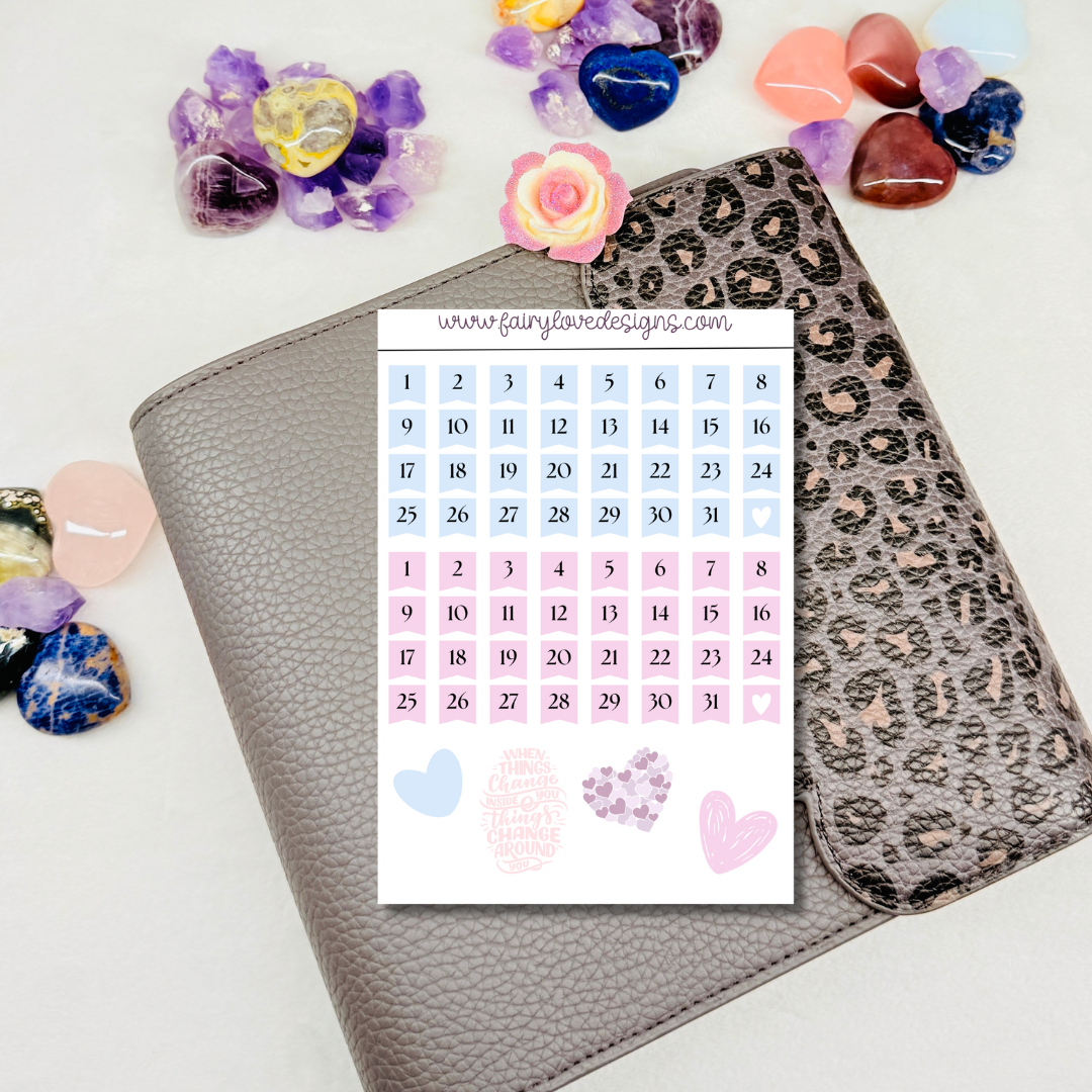 Pastel Monthly - pocket buddy size