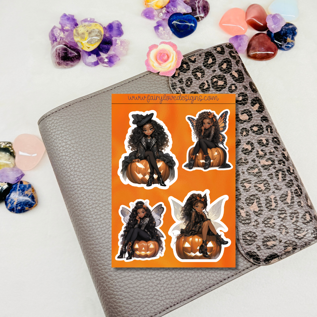 Dark Tone Pumkin Fairies