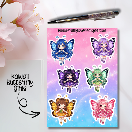 Kawaii Butterfly Girls