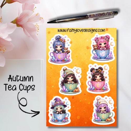 Autumn Tea Cups