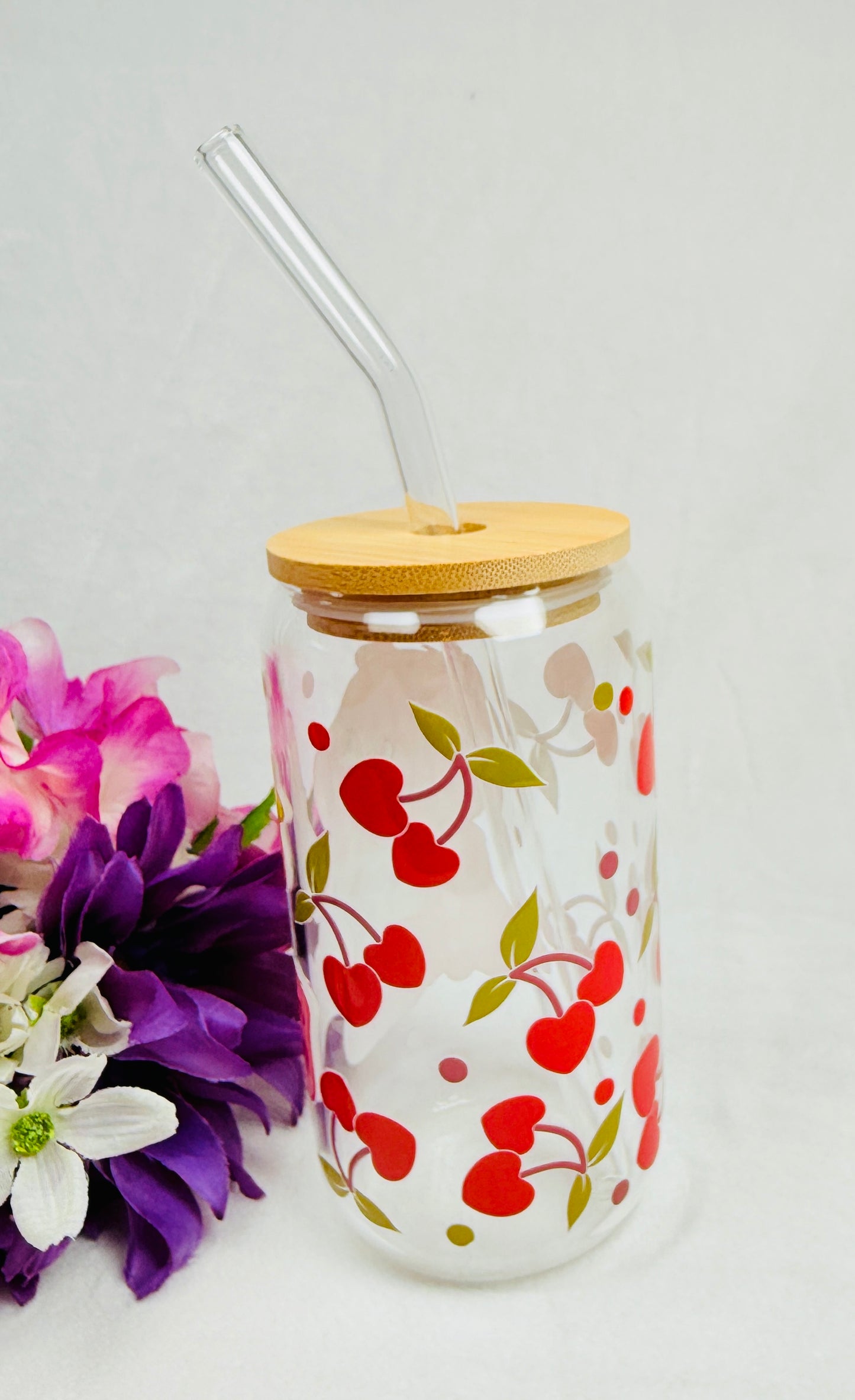 Pink Bear 20 ounce Libby Cup