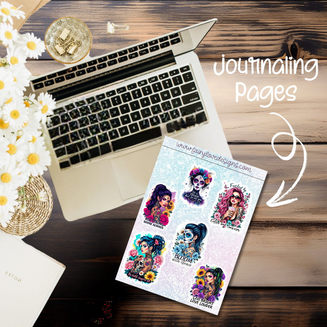 Motivational Girls Journaling Pages