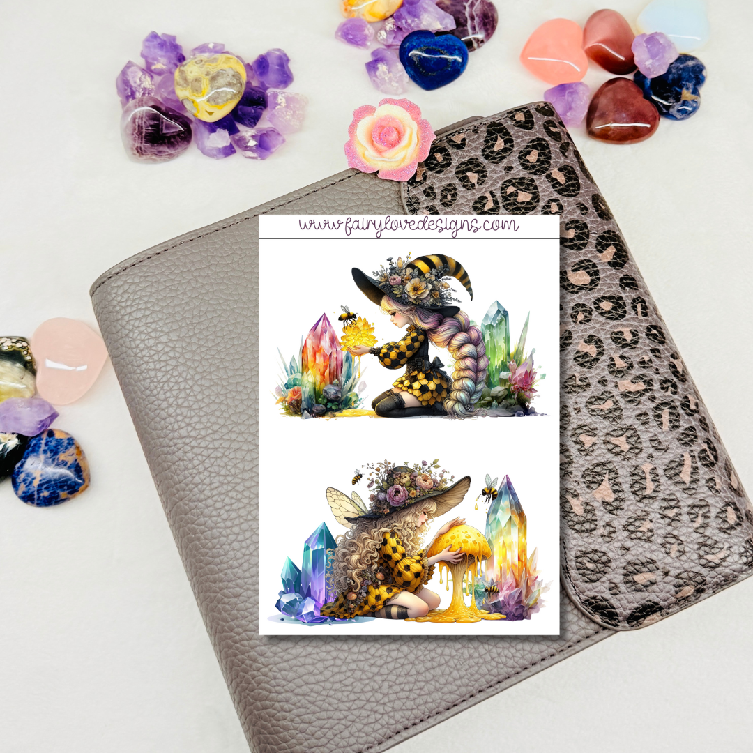 Crystal Bee Gnomes