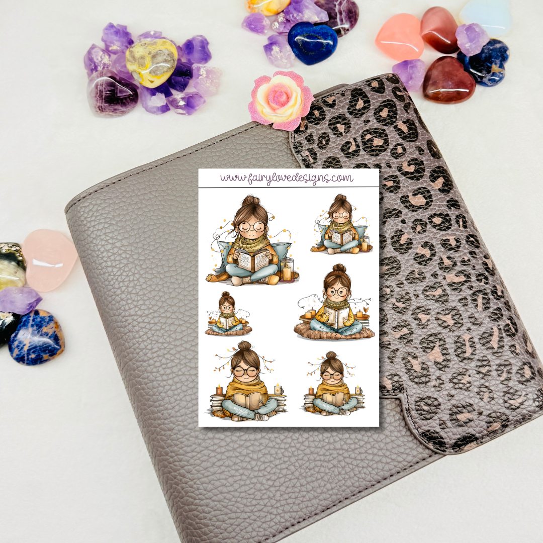 Fall Book Lover - Pocket Buddy Size