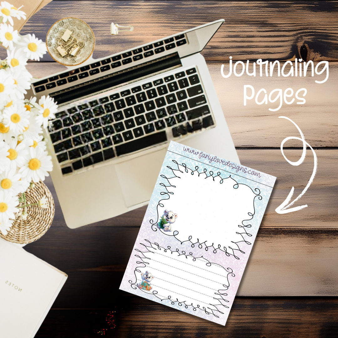 Polar Bear Journaling Pages