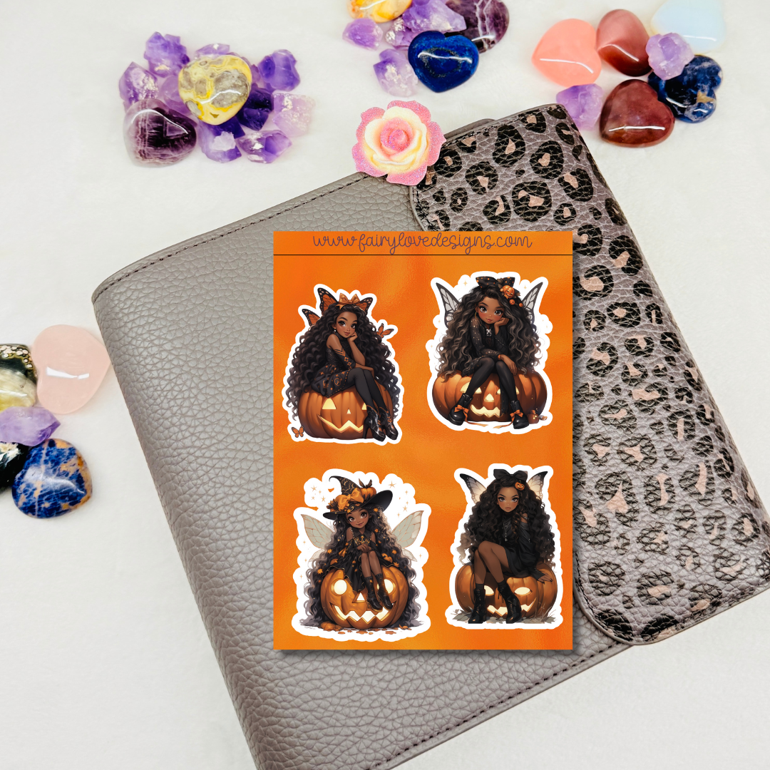 Dark Tone Pumkin Fairies