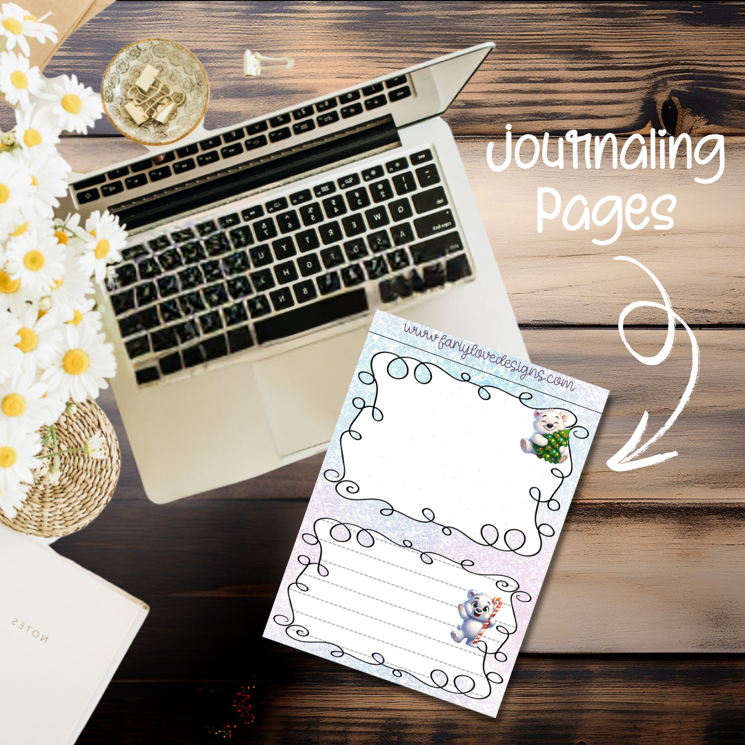 Polar Bear Journaling Pages