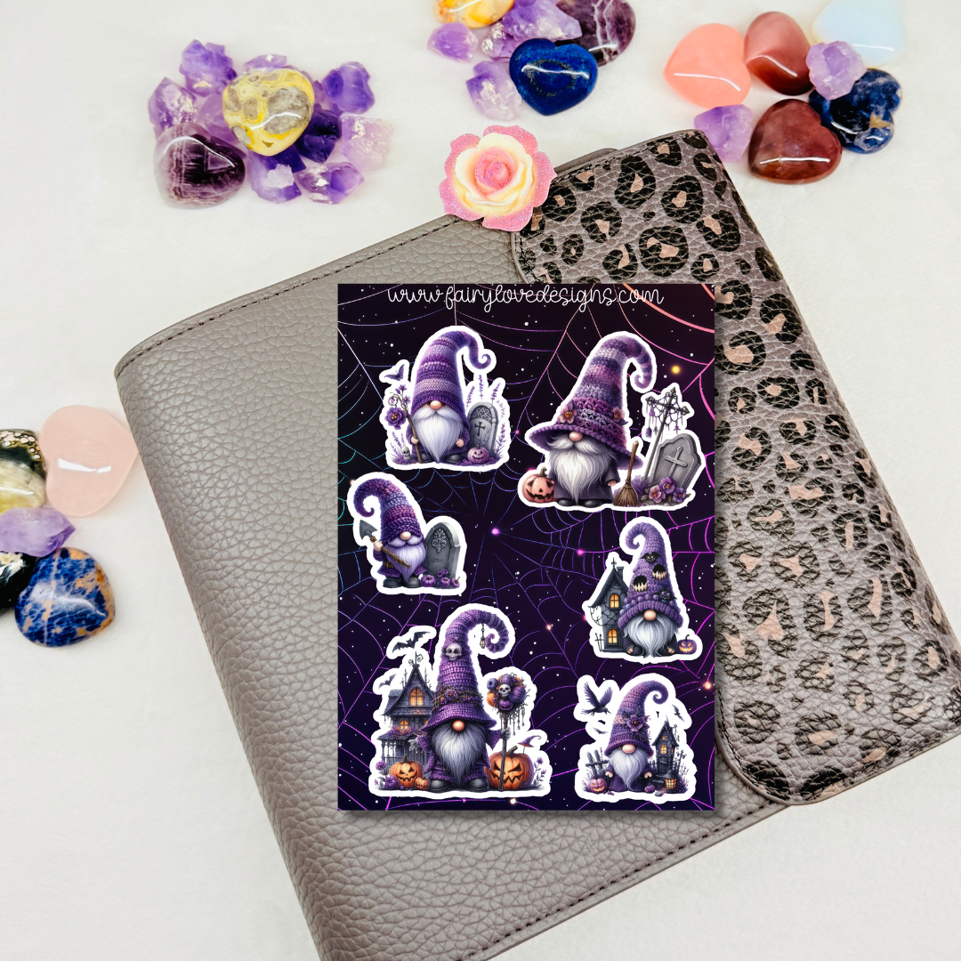 Dark Purple gnome Halloween