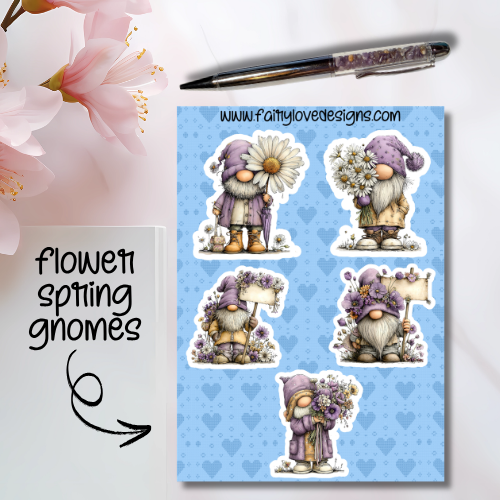Flower Spring Gnomes