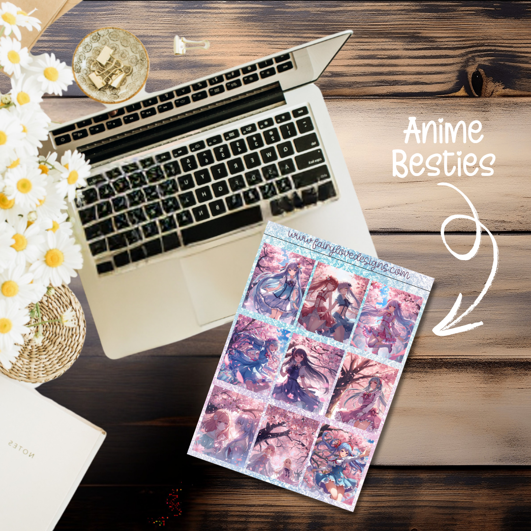 Pastel Anime Friends