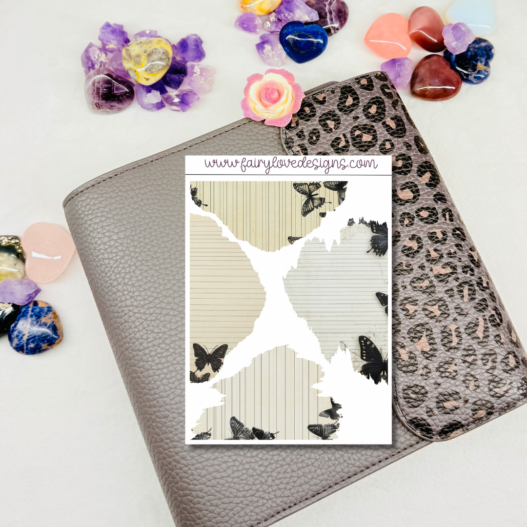 Butterflies and Lace Washi Kit