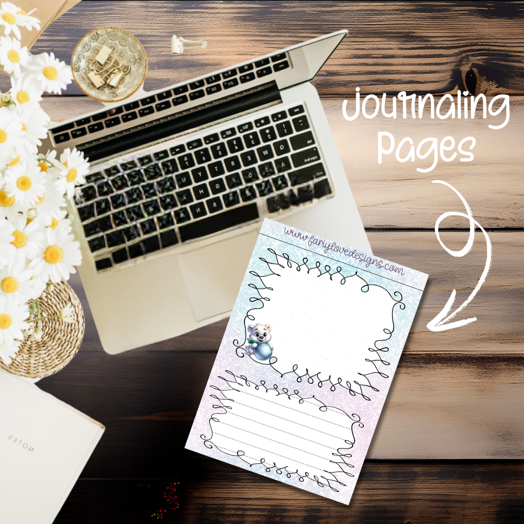 Polar Bear Journaling Pages