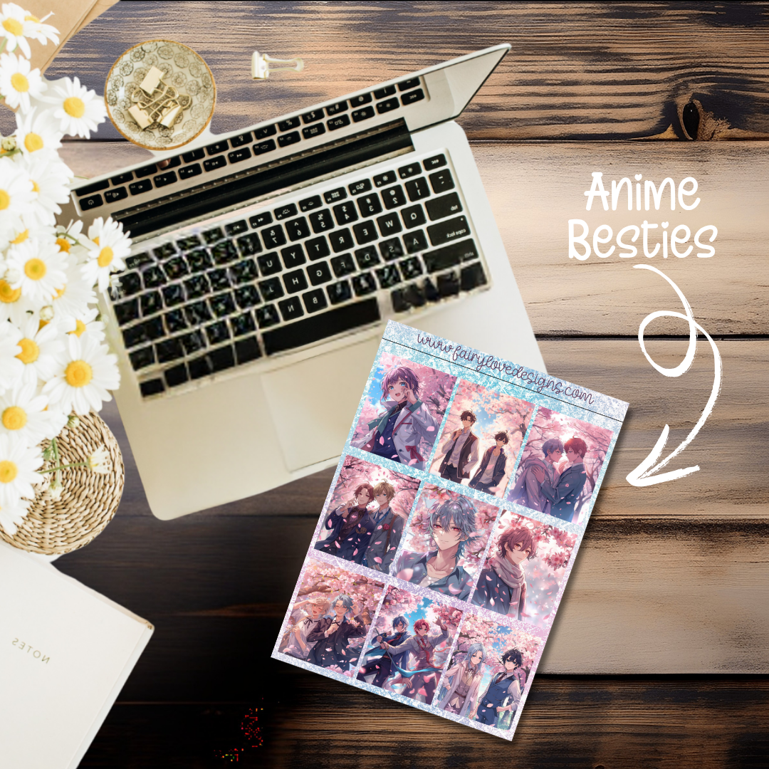 Pastel Anime Friends