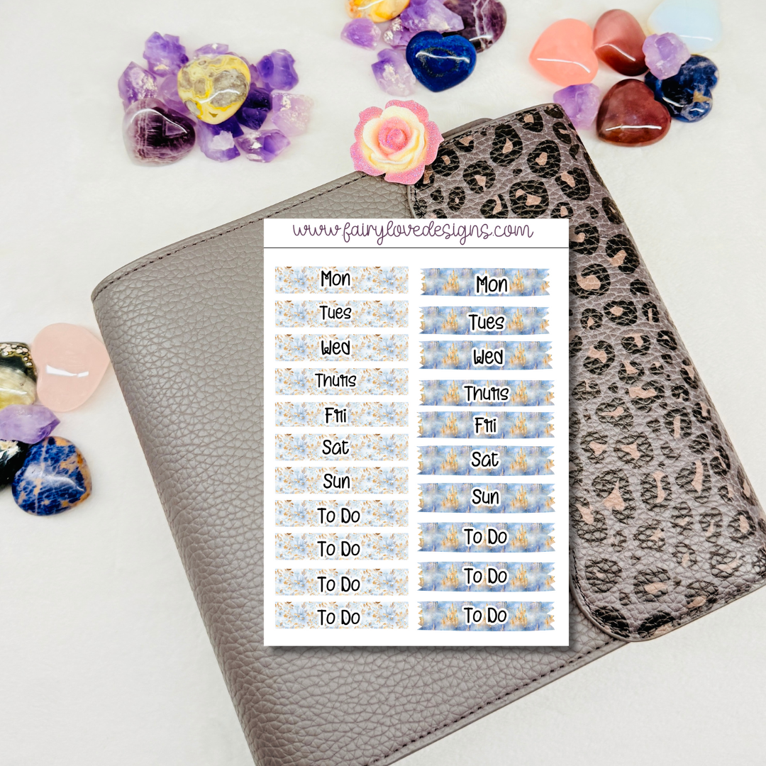 Midnight Princess Planner Kit 2