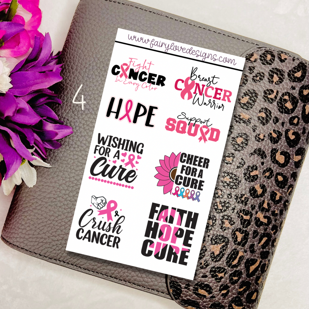 Breast Cancer Awareness Half Sheet