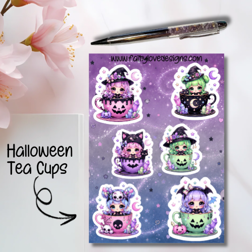 Halloween Tea Cups