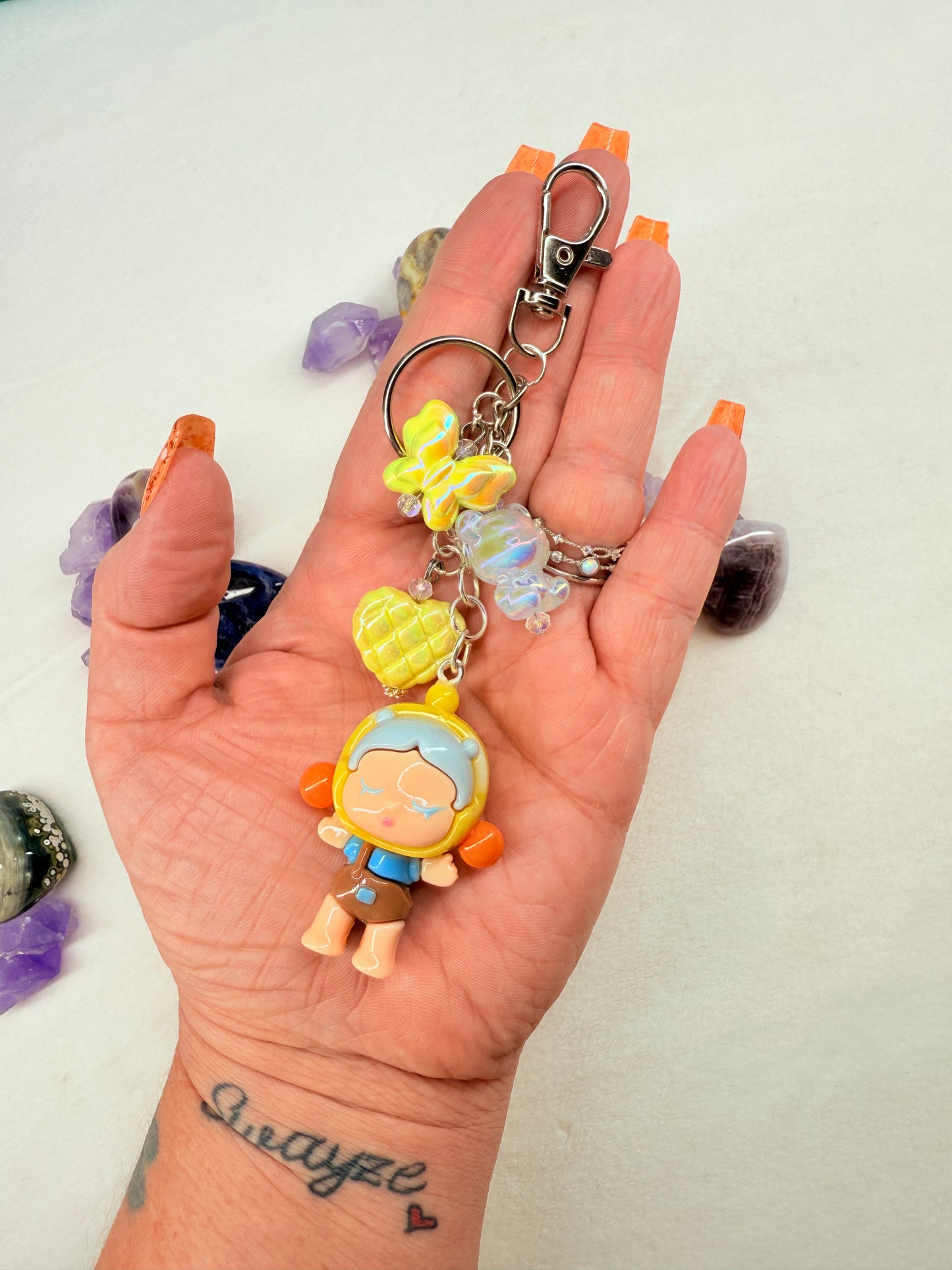 Top Knot Girl Dangle