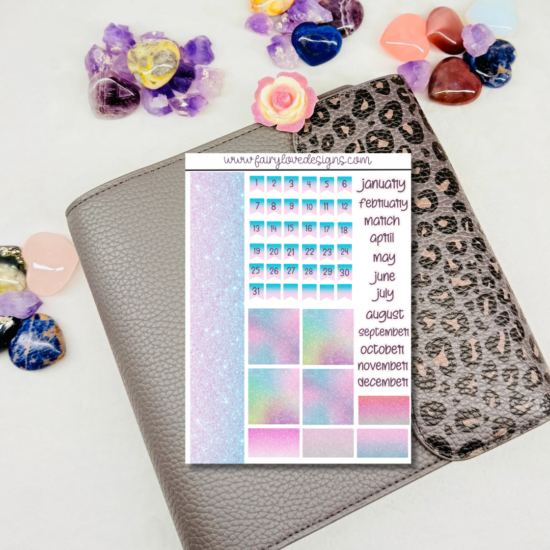 Glitter Ombré Monthly