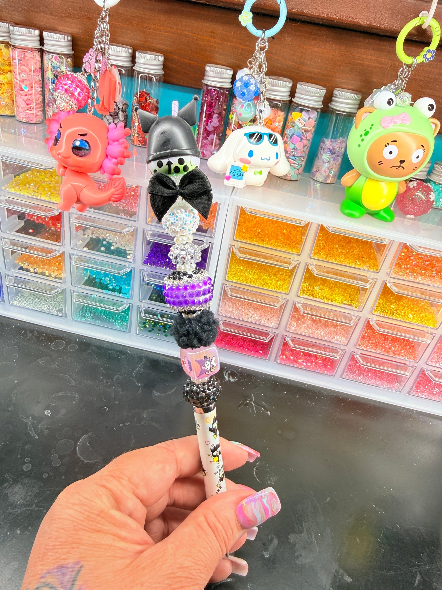 Koo Koo Boba Tea Beaded Pen