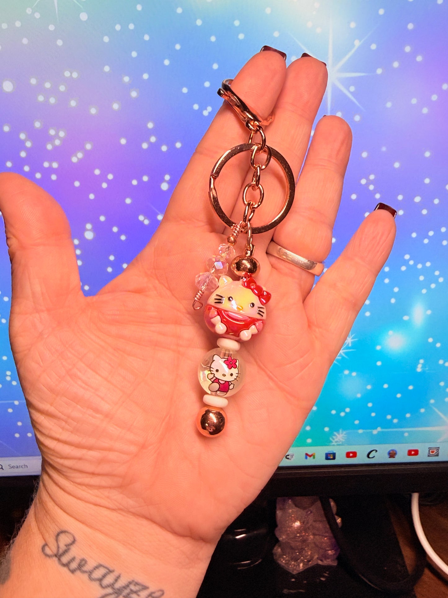 Pretty Kitty Keychain
