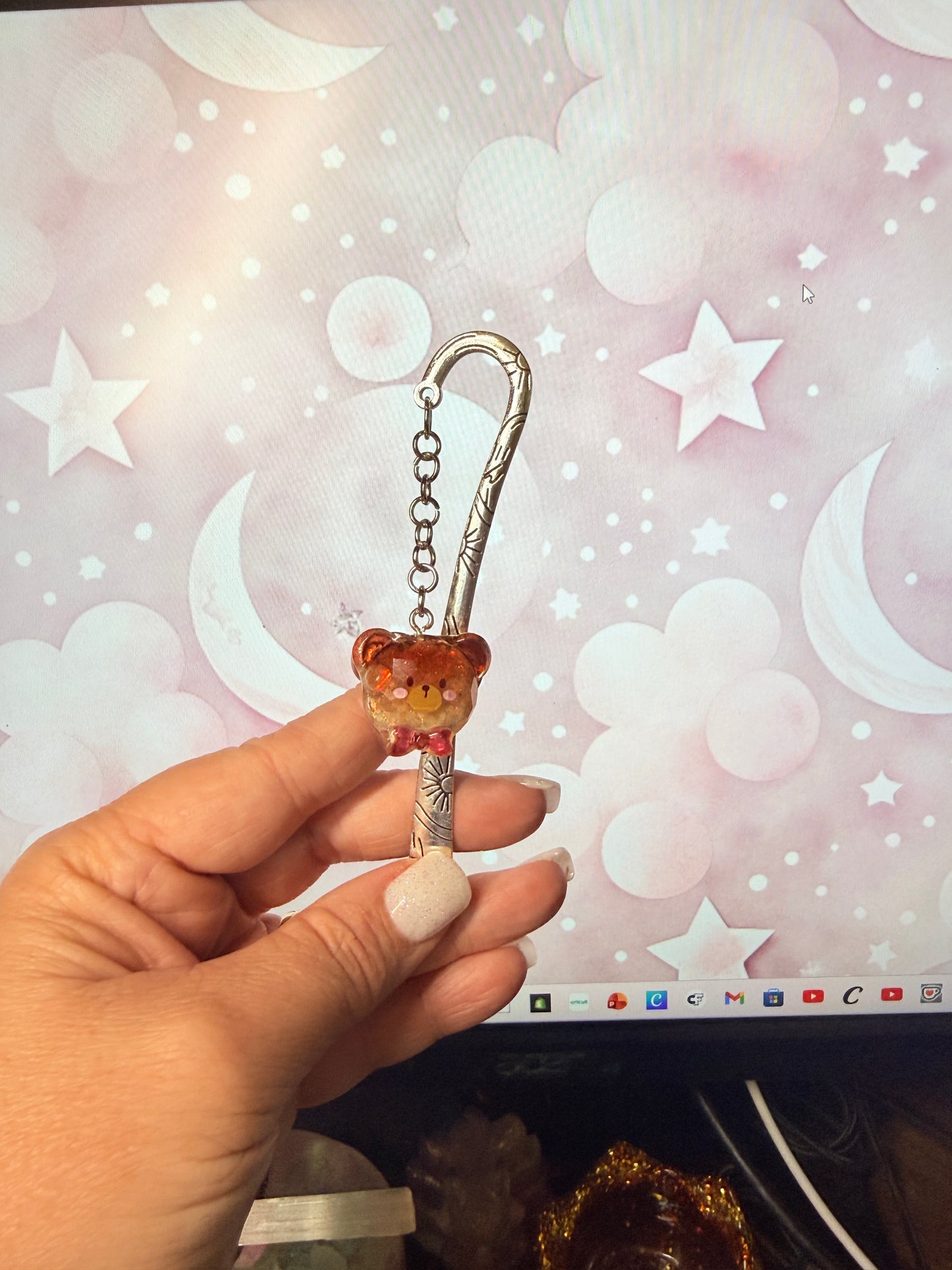 Crystal Bear Bookmark