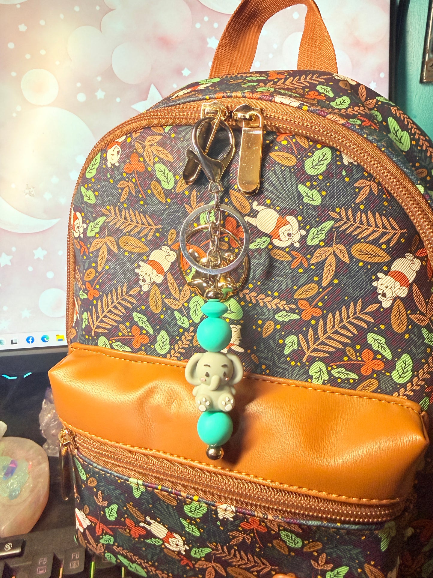 Elephant Bar Bag Charms