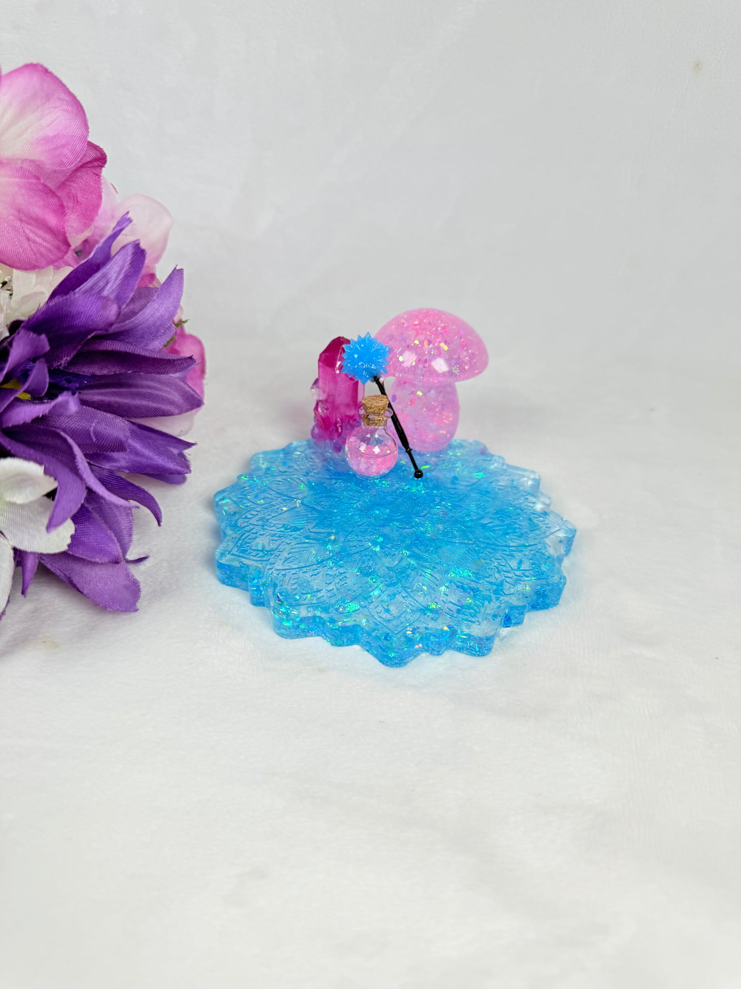 Blue Aurora Fairy Tray