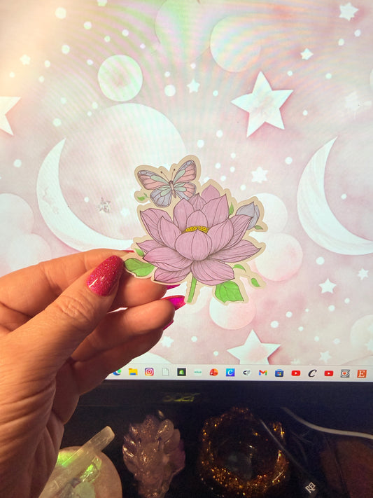 Lotus Blossom  Washi Sticker Pack
