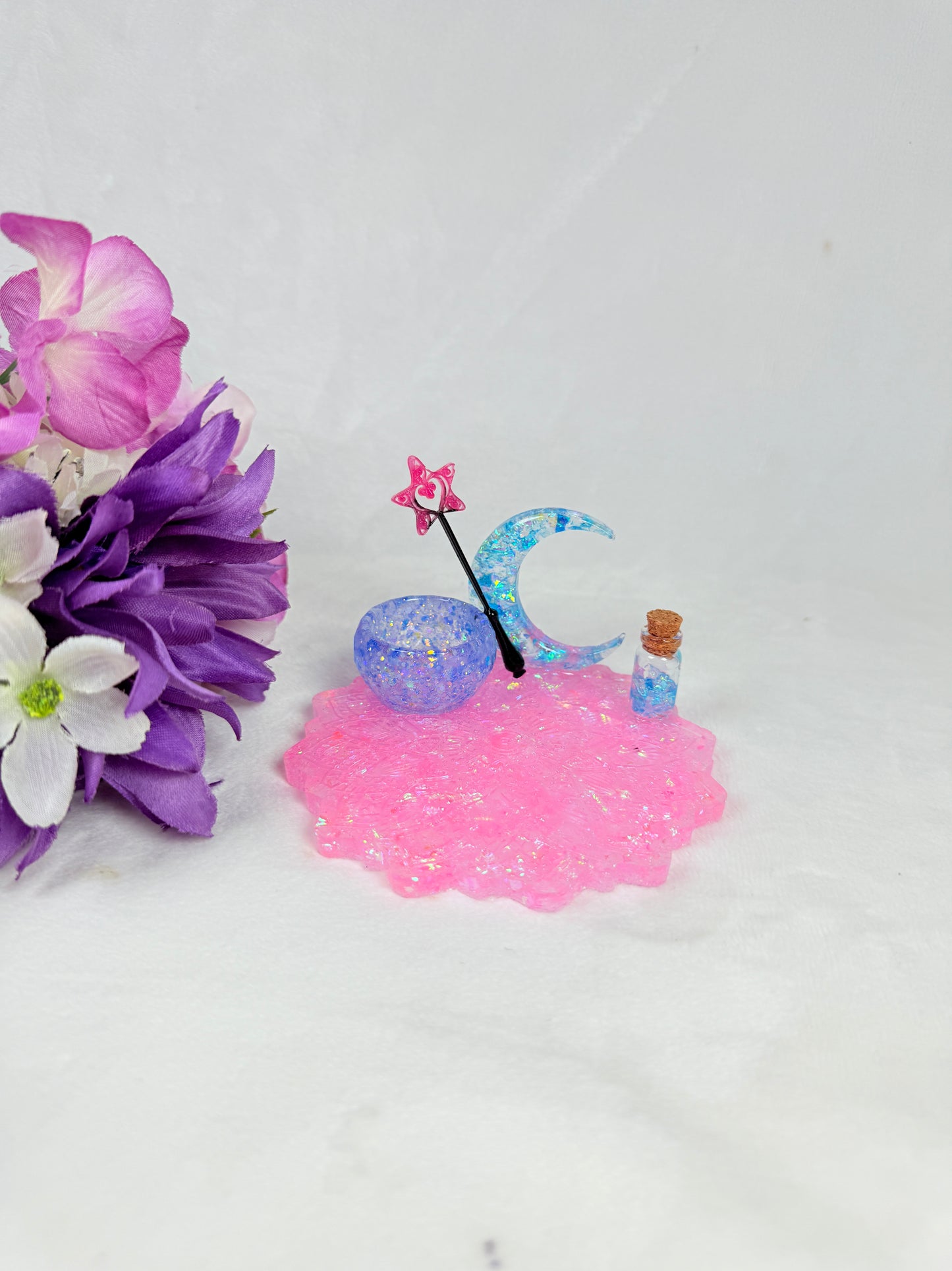 Pink Aurora Fairy Tray