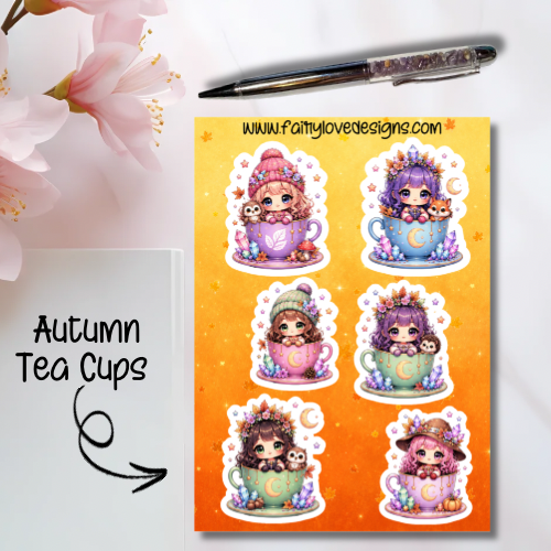 Autumn Tea Cups