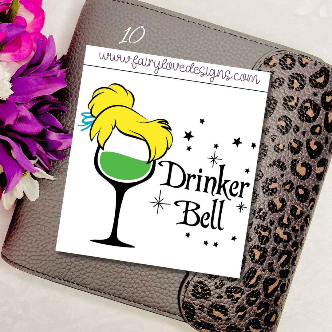 Magical Booze - clear format stickers