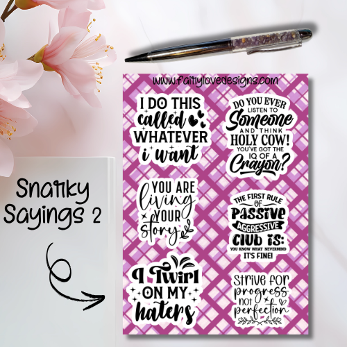 Snarky Sayings 2