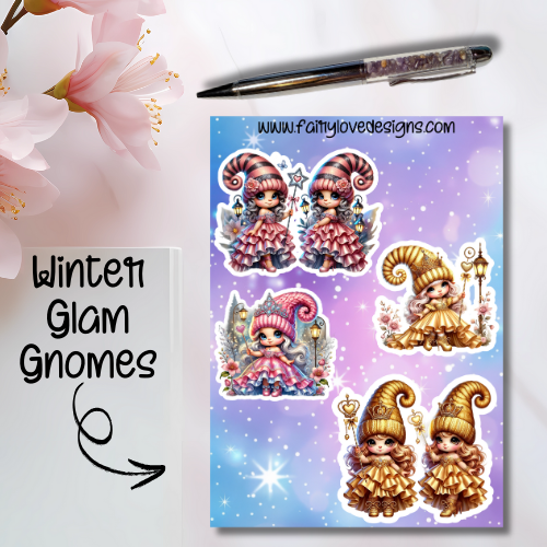 Winter Glam Gnomes