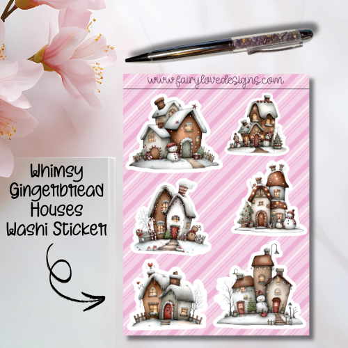 Whimsy Gingerbread Houses