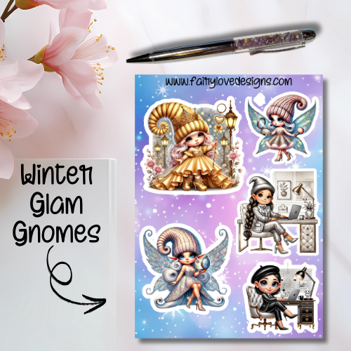 Winter Glam Gnomes
