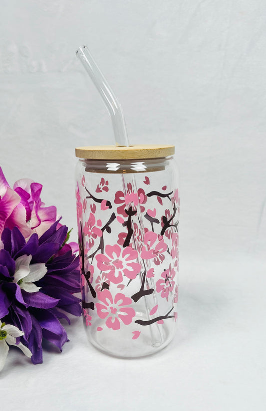 16 oz Cherry Blossoms Cup