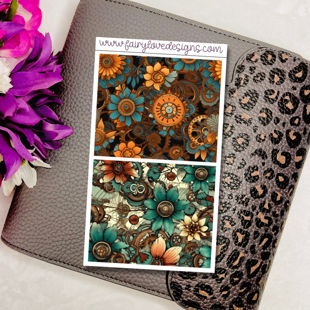 Flower Steampunk Journaling Kit