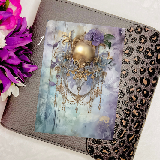 Blueberry Princess Journaling Cards