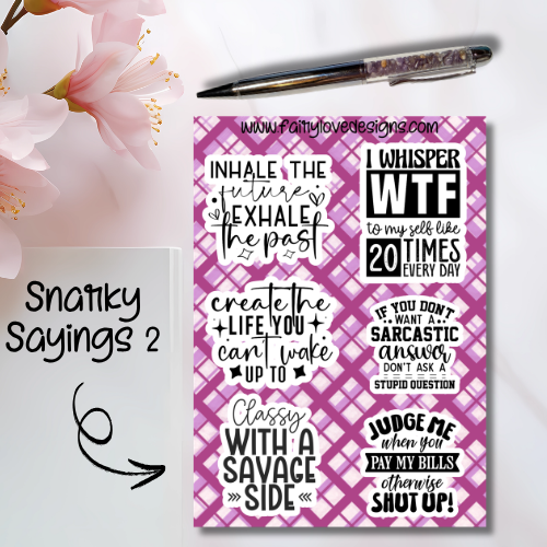 Snarky Sayings 2