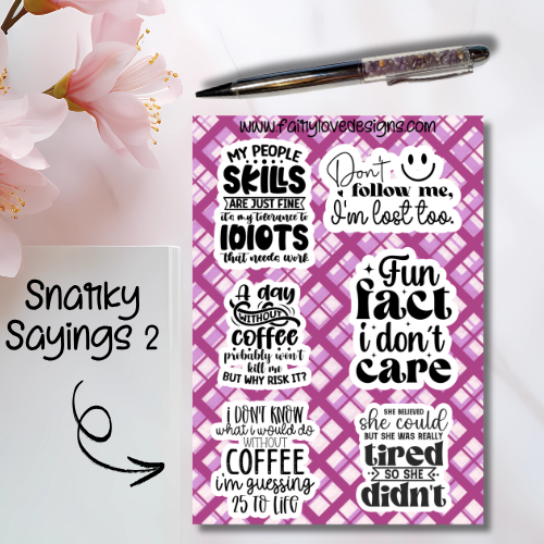 Snarky Sayings 2