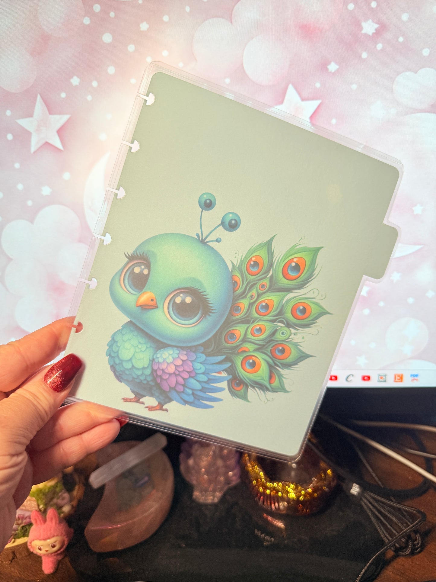 Baby Peacock B6 Disc Bound