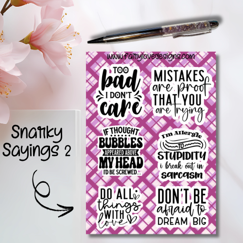 Snarky Sayings 2
