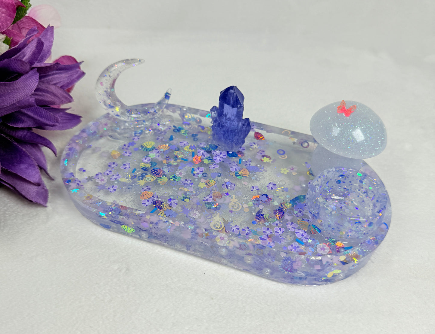 Purple Fairy Moon Tray