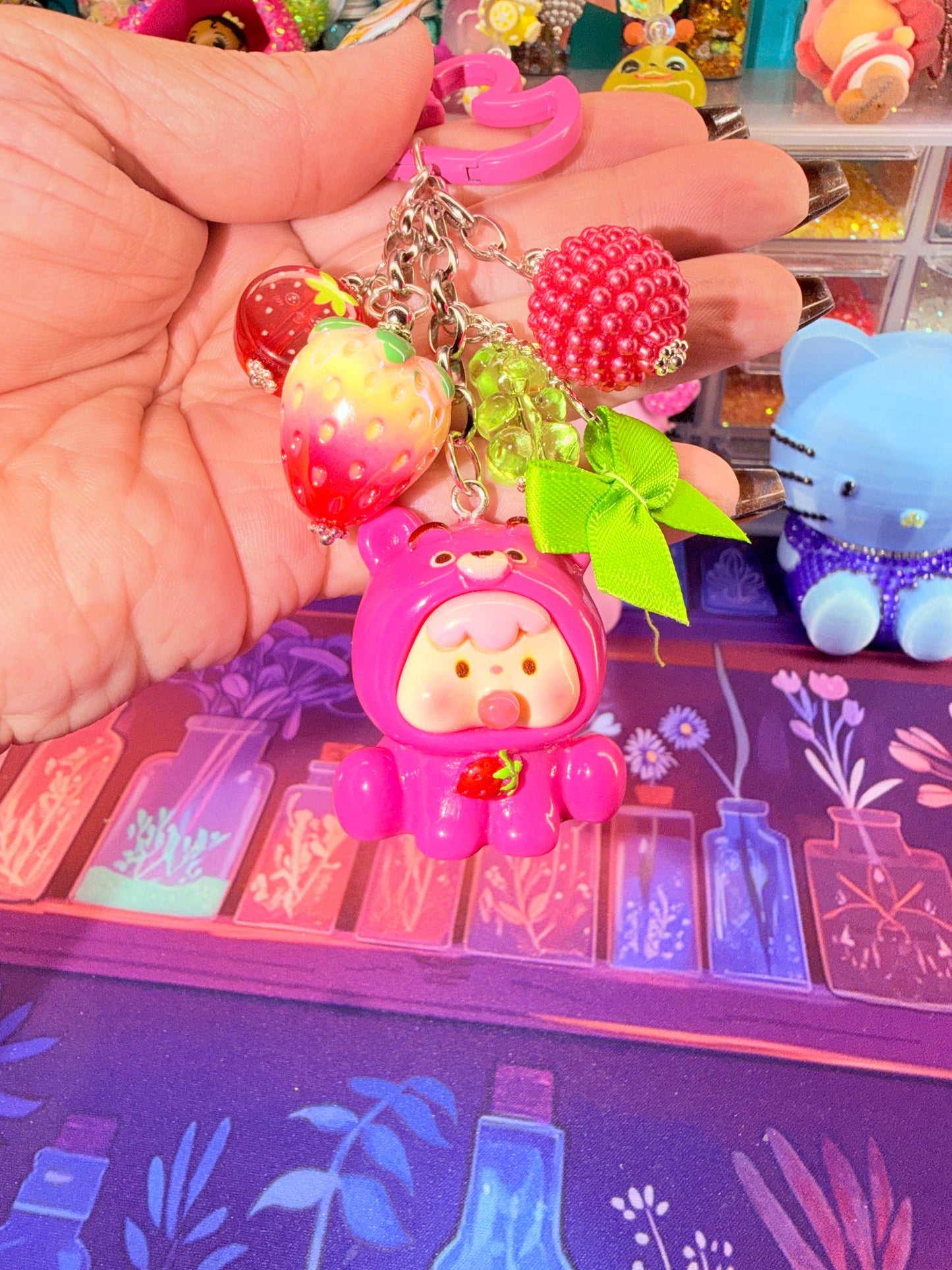 Kawaii Bear Junk Keychain