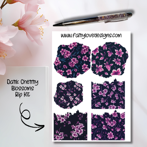 Dark Cherry Blossoms Rip Kit