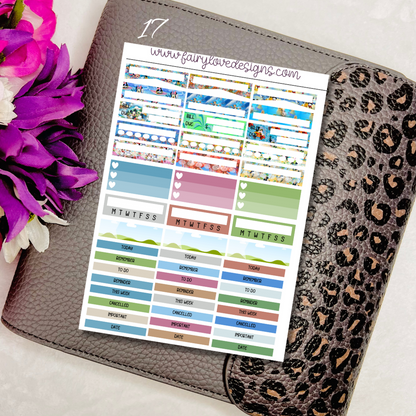 Summertime Friends - Classic Happy Planner Design